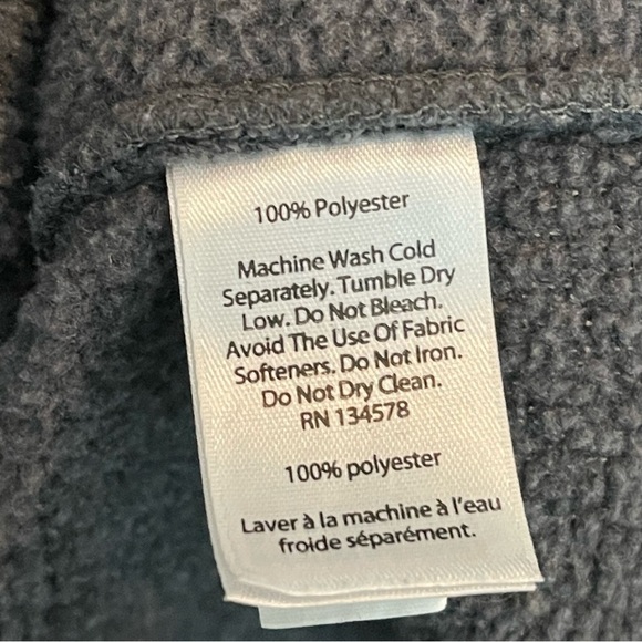 Vineyard Vines Mens 1/4 Zip Pullover Size Medium Gray - Picture 5 of 5